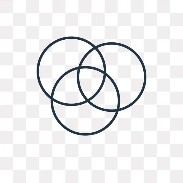 Cirkeldiagram vector pictogram geïsoleerd op transparante achtergrond, cirkeldiagram logo ontwerp — Stockvector