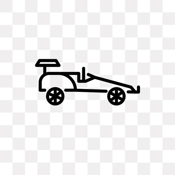 Auto vector pictogram geïsoleerd op transparante achtergrond, auto logo ontwerp — Stockvector