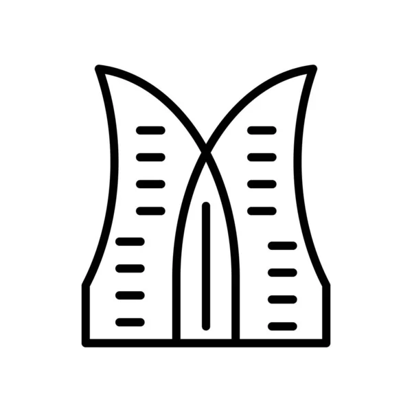 Єднані Арабські Емірати Значок Вектор Ізольовані Білому Тлі Оае Прозорі — стоковий вектор