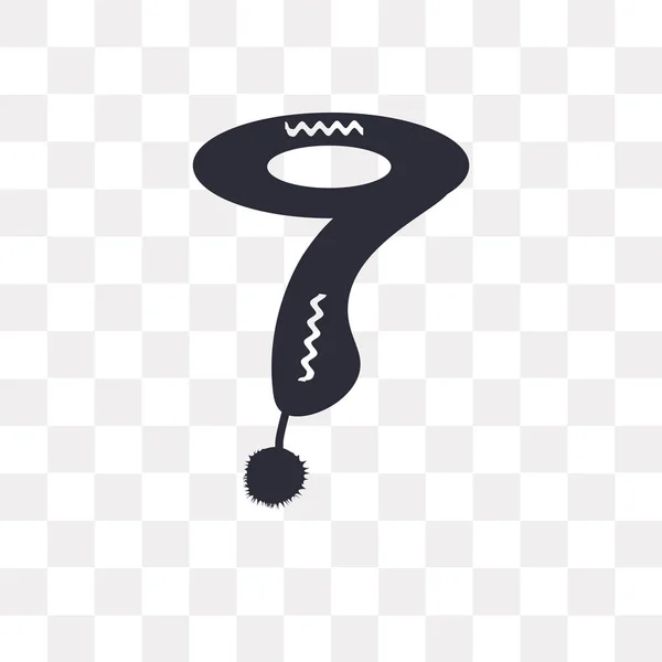 Schal Vektor Symbol Isoliert Auf Transparentem Hintergrund Schal Logo Konzept — Stockvektor