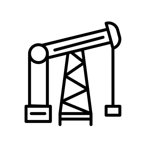 油泵图标矢量隔离在白色背景 油泵透明标志 — 图库矢量图片