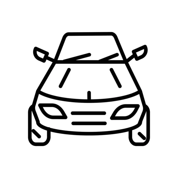 ड्रिफ्ट कार आइकन वेक्टर सफेद पृष्ठभूमि पर अलग, ड्रिफ्ट कार सी — स्टॉक वेक्टर