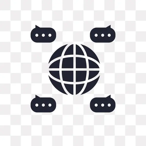 Icono Vector Compartir Aislado Sobre Fondo Transparente Concepto Logotipo Compartir — Vector de stock