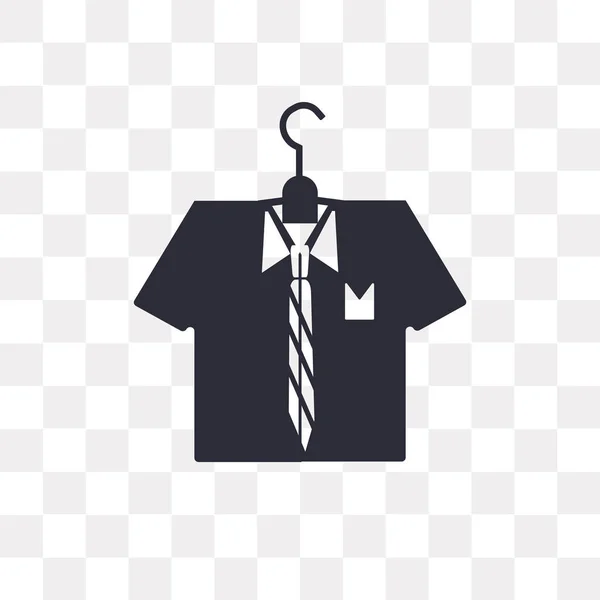 Shirt Vector Pictogram Geïsoleerd Transparante Achtergrond Shirt Logo Concept — Stockvector