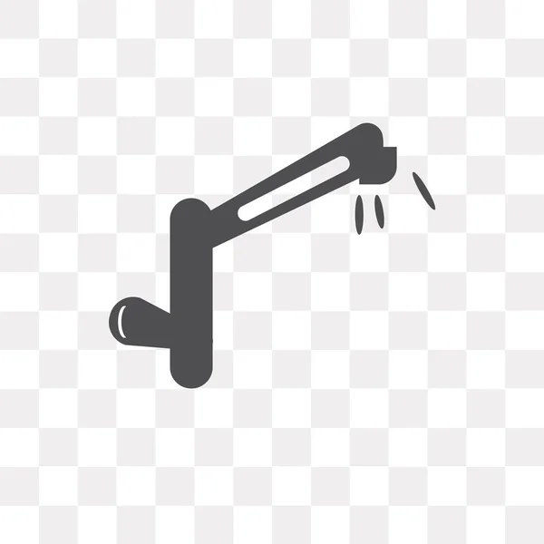 Tik Vector Pictogram Geïsoleerd Transparante Achtergrond Tap Logo Concept — Stockvector