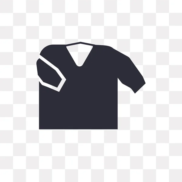 Camisa Vetor Ícone Isolado Fundo Transparente Conceito Logotipo Camisa — Vetor de Stock