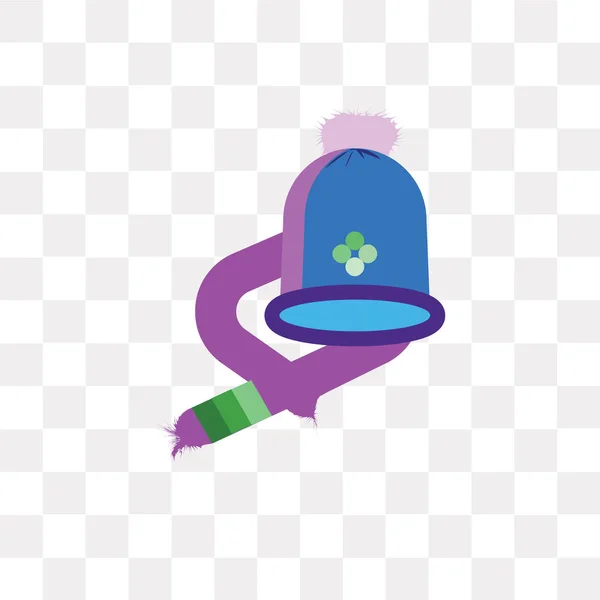 Значок Вектор Шляпы Изолирован Прозрачном Фоне Концепция Логотипа Шляпы — стоковый вектор