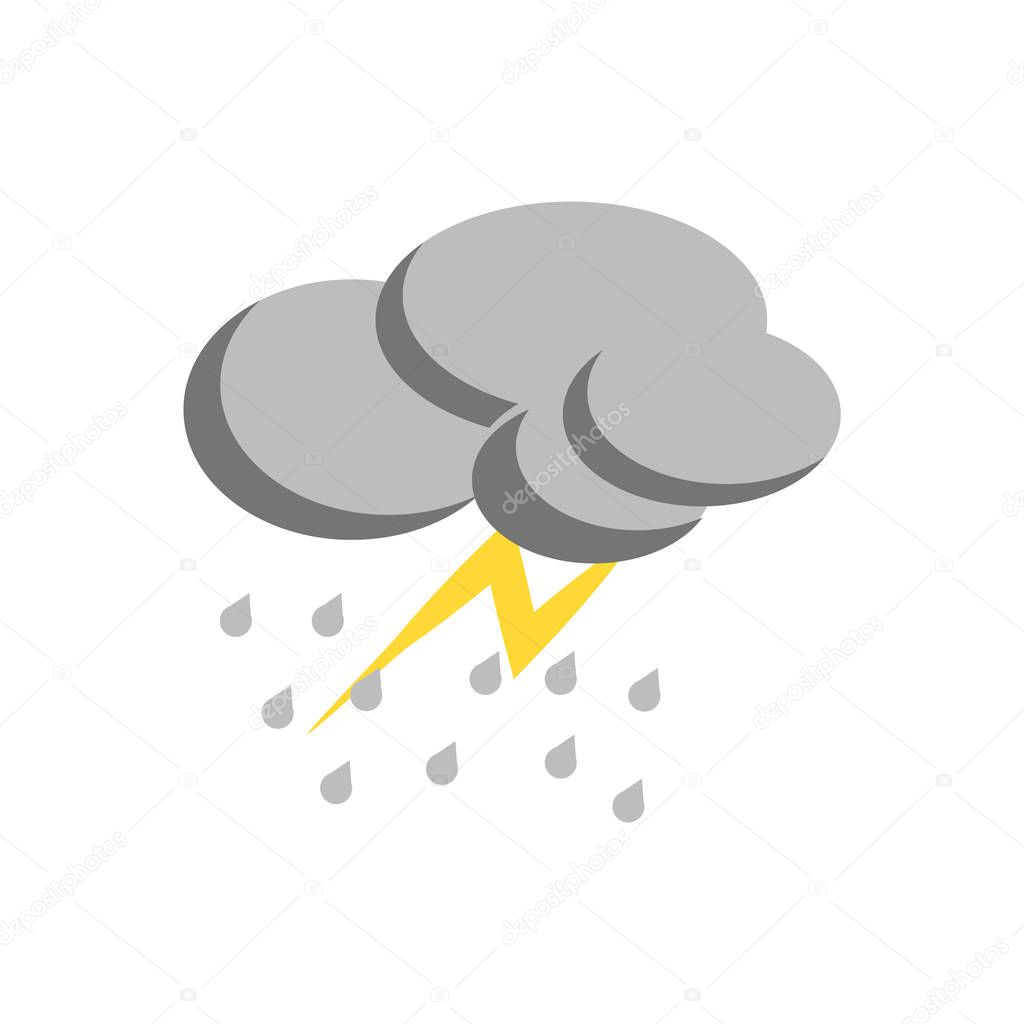 Rain icon vector isolated on white background, Rain transparent sign , weather symbols