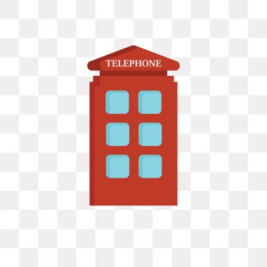 Saydam arka plan üzerinde telefon logo izole telefon vektör simgesi