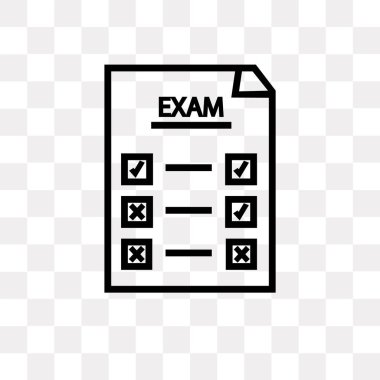 Saydam arka plan üzerinde son Test logo kavramı izole Son Test vektör simgesi