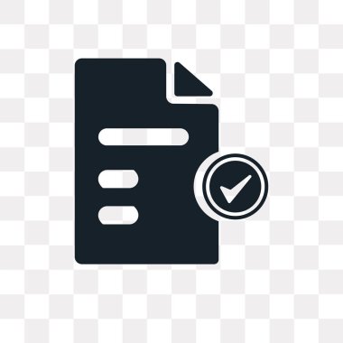 Saydam arka plan üzerinde Checked logo kavramı izole ekose desenli vektör simgesi