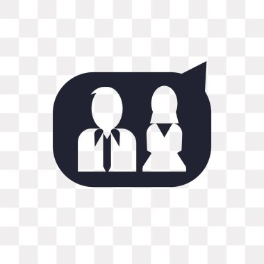 Saydam arka plan üzerinde Kullanıcı logo kavramı izole Kullanıcı vektör simgesi