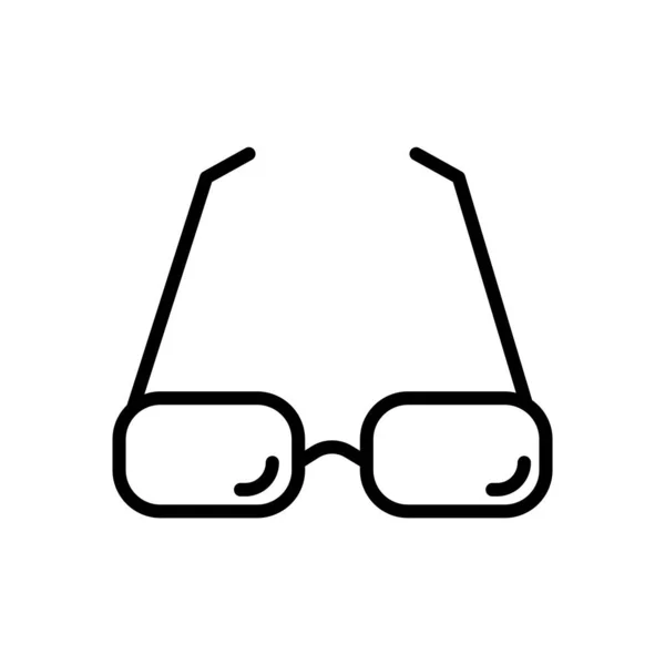 Studium Der Brille Icon Vektor Isoliert Auf Weißem Hintergrund Studium — Stockvektor