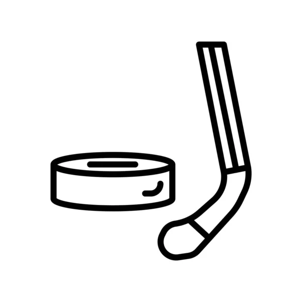 Hockey puck pictogram vector geïsoleerd op een witte achtergrond, Hockey puc — Stockvector