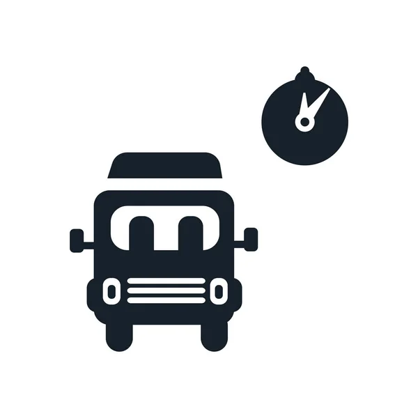 Vrachtwagen pictogram vector geïsoleerd op een witte achtergrond, Truck teken — Stockvector