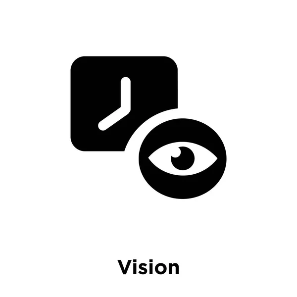 Visión Vector Icono Aislado Sobre Fondo Blanco Concepto Logotipo Visión — Vector de stock