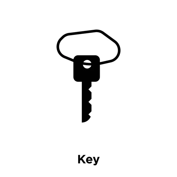 Nyckelikonen Vektor Isolerad Vit Bakgrund Logotypen Begreppet Nyckel Skylt Transparent — Stock vektor
