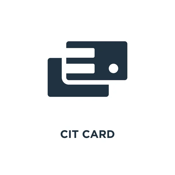 Ikonku Kreditní Karty Černé Plné Vektorové Ilustrace Kreditní Karty Symbol — Stockový vektor