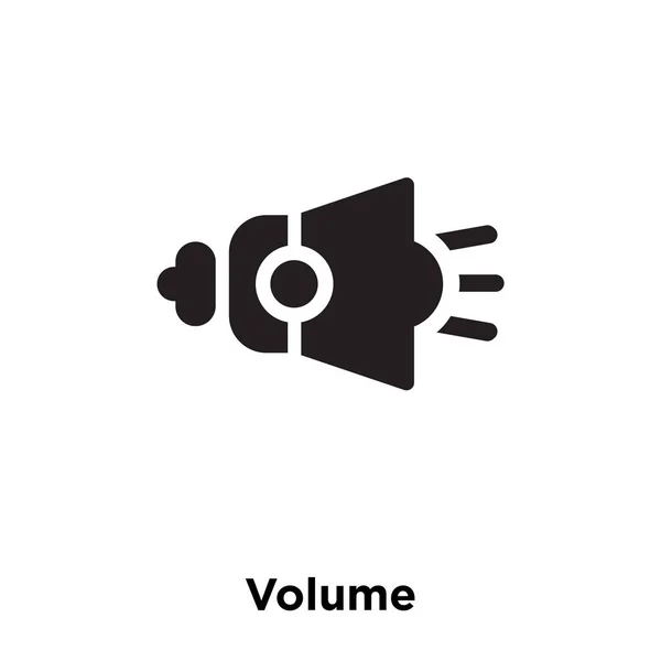 Volume Pictogram Vector Geïsoleerd Een Witte Achtergrond Logo Concept Van — Stockvector