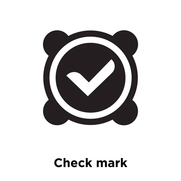 Перевірити Значок Значка Вектор Ізольовано Білому Тлі Концепція Логотипу Перевірити — стоковий вектор