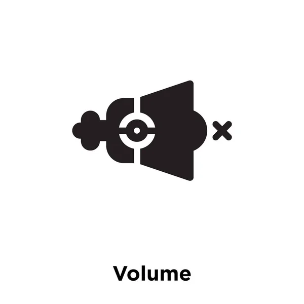 Vetor Ícone Volume Isolado Fundo Branco Conceito Logotipo Sinal Volume —  Vetores de Stock