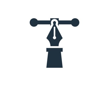 Vektör simgesi. Siyah vektör çizim dolu. Beyaz arka plan üzerinde vektör simgesi. Web ve mobil kullanılabilir.