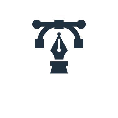 Vektör simgesi. Siyah vektör çizim dolu. Beyaz arka plan üzerinde vektör simgesi. Web ve mobil kullanılabilir.