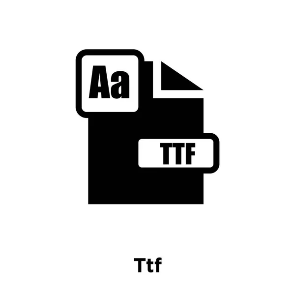 Vecteur Icônes Ttf Isolé Sur Fond Blanc Concept Logo Signe — Image vectorielle