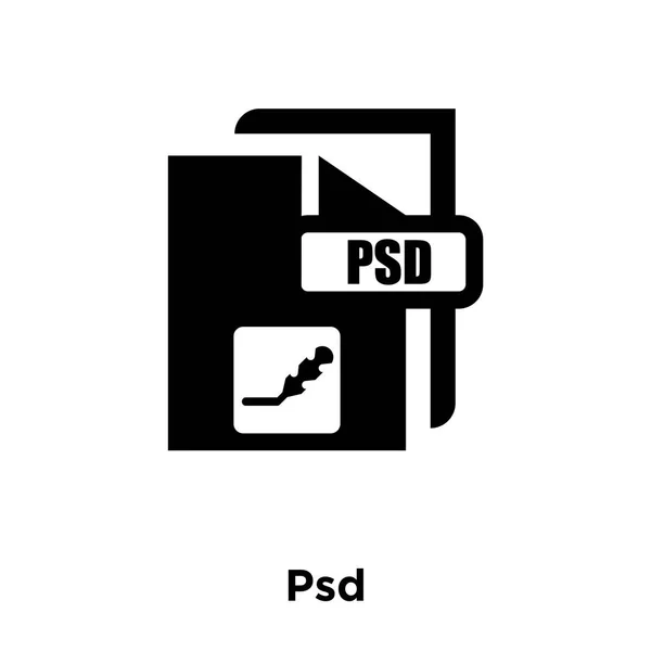 Psd Icon Vektor Isoliert Auf Weißem Hintergrund Logo Konzept Des — Stockvektor