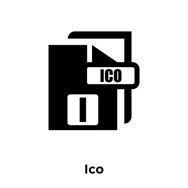 Ico Icon Vector Isolated White Background Logo Concept Ico Sign — Stock Vector