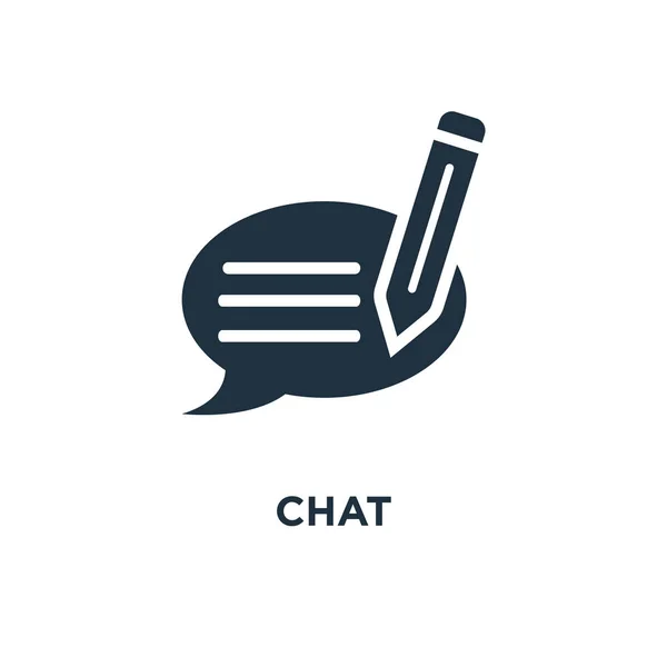 Icône Chat Illustration Vectorielle Remplie Noir Symbole Chat Sur Fond — Image vectorielle