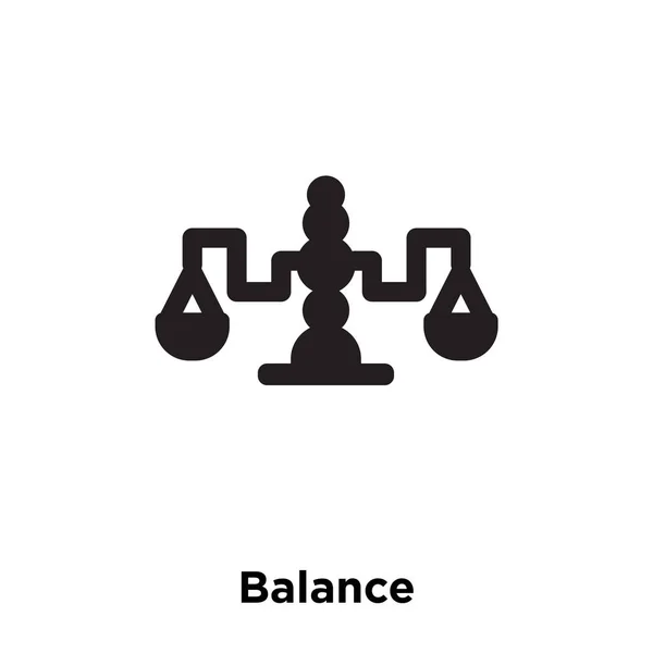 Icono Equilibrio Vector Aislado Sobre Fondo Blanco Concepto Logotipo Signo — Archivo Imágenes Vectoriales