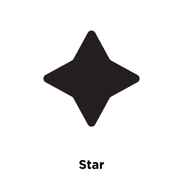 Stern Symbol Vektor Isoliert Auf Weißem Hintergrund Logo Konzept Des — Stockvektor