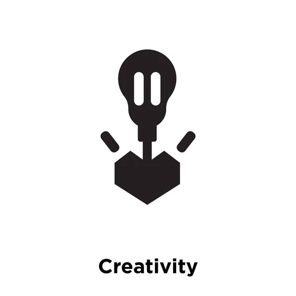 Vetor Ícone Criatividade Isolado Fundo Branco Conceito Logotipo Sinal Criatividade —  Vetores de Stock