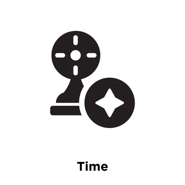 Χρόνος Εικονίδιο Διάνυσμα Απομονωθεί Λευκό Φόντο Λογότυπο Έννοια Του Χρόνου — Διανυσματικό Αρχείο