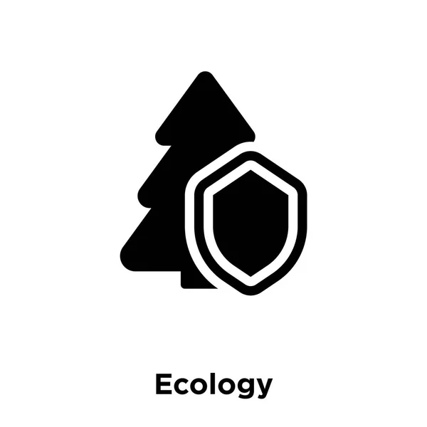 Vetor Ícone Ecologia Isolado Fundo Branco Conceito Logotipo Sinal Ecologia —  Vetores de Stock