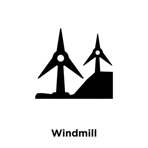 Windrad Symbol Vektor Isoliert Auf Weißem Hintergrund Logo Konzept Des — Stockvektor