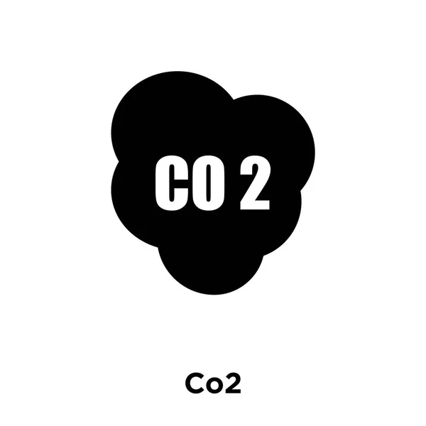 Co2 Ikon Vektoros Elszigetelt Fehér Background Logo Fogalom Co2 Jel — Stock Vector