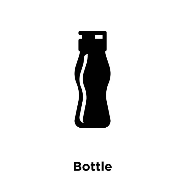 Butelka Ikona Wektor Białym Tle Białym Tle Koncepcja Logo Znaku — Wektor stockowy