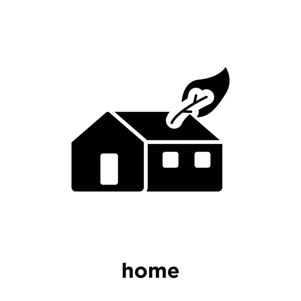 Grüne Home Symbol Vektor Isoliert Auf Weißem Hintergrund Logo Konzept — Stockvektor