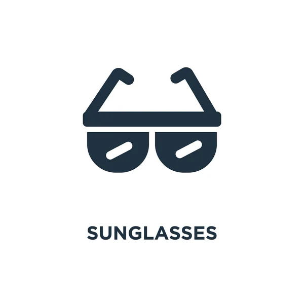 Γυαλιά Ηλίου Εικονίδιο Μαύρο Γεμάτο Εικονογράφηση Φορέα Γυαλιά Ηλίου Σύμβολο — Διανυσματικό Αρχείο
