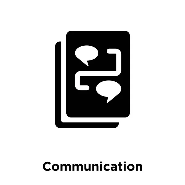 Beyaz Arka Plan Logo Şeffaf Arka Plan Iletişim Işareti Kavramı — Stok Vektör