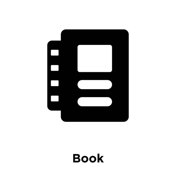 Boek Pictogram Vector Geïsoleerd Een Witte Achtergrond Logo Concept Van — Stockvector