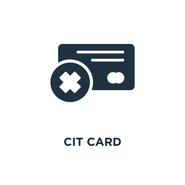 Kreditkartensymbol Schwarz Gefüllte Vektorabbildung Kreditkartensymbol Auf Weißem Hintergrund Web Und — Stockvektor