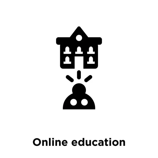 Icono Educación Línea Vector Aislado Sobre Fondo Blanco Concepto Logotipo — Archivo Imágenes Vectoriales