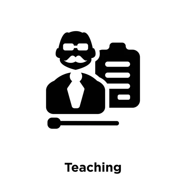 Nauczanie Wektor Ikona Białym Tle Koncepcja Logo Nauczania Znak Przezroczystym — Wektor stockowy