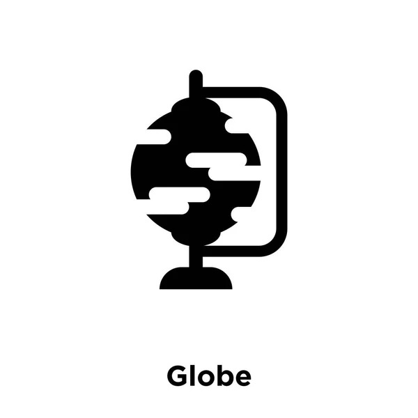 Globo Icono Vector Aislado Sobre Fondo Blanco Concepto Logotipo Globe — Vector de stock