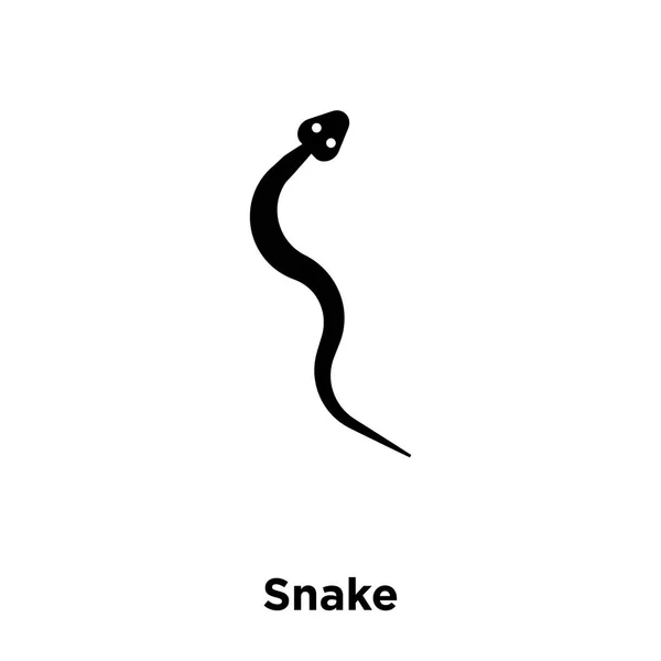 Snake Icon Vector Izolat Fundal Alb Conceptul Logo Ului Semnului — Vector de stoc