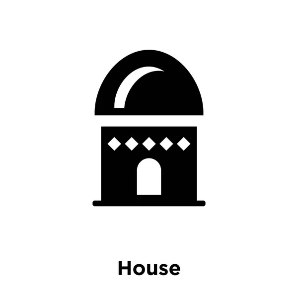 House Icon Vector Isolated White Background Logo Concept House Sign — Stock Vector