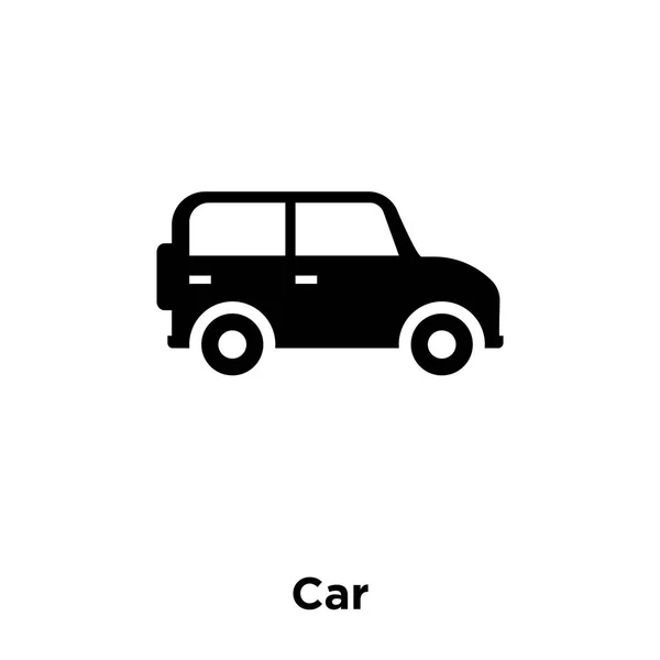 Auto Symbol Vektor Isoliert Auf Weißem Hintergrund Logo Konzept Des — Stockvektor